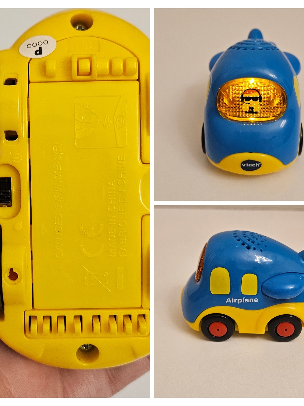 VTech Go! Go! Smart Wheels Alex the Airplane Pilot interactive toy Lights Noise